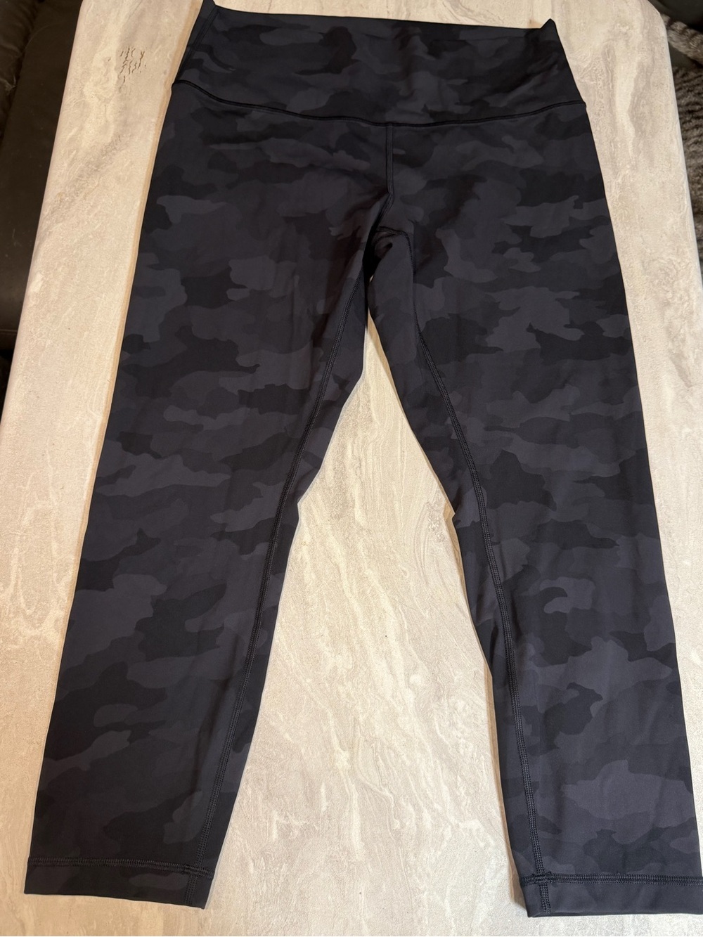Black Camo High-Waist Leggings